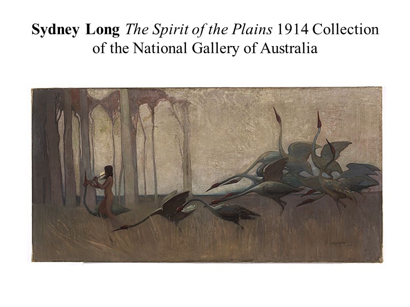 Sydney Long The Spirit of the Plains 1914 Collection of the National Gallery of
